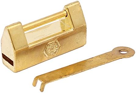 Aexit kutija za nakit ormar za hardver Vintage Style horizontalna otvorena brava za katanac zlatni ton Zasuni