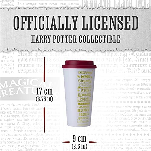 PALADONE HARRY Potter čarolije za putovanja, 15 oz, plastična krigla za višekratnu upotrebu sa SIP poklopcem