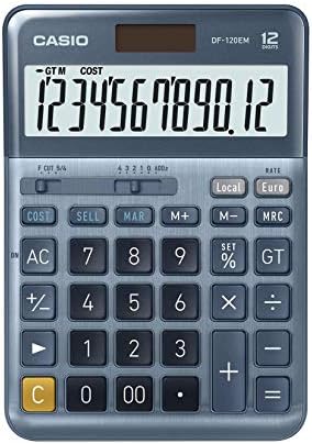 Kazio DF-120EM Kalkulator radne površine 12-znamenkasti trošak prodaje maržu Ukupna memorija Solarna baterija