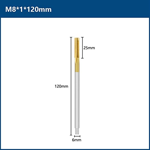Vruća pločica M2-M12 Thread Dodirnite ravno flautu 90-150 Dužina metrička utikač Kupovina za metalne
