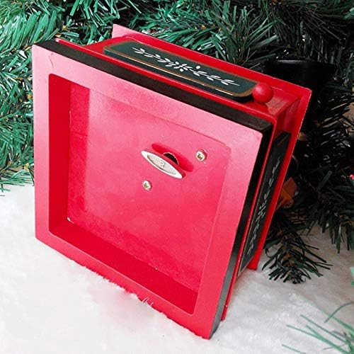 Slynsw Božićni ukrasi Drvena muzička kutija Music Box Dekoracija za spavaću sobu Dekoracija