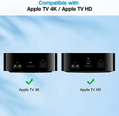 Fintie zaštitna futrola za Apple TV 4K / Apple TV HD - lagani klizač Sklopni silikonski poklopac