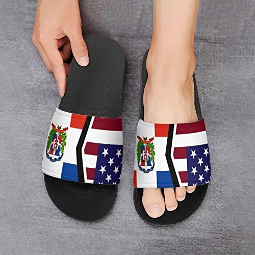 Američke i Dominičke papuče za žene / muškarce PVC kućne papuče ravne neklizajuće sandale i papuče za kućnu