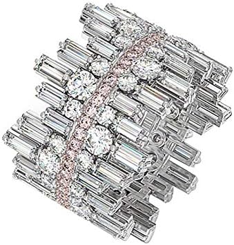 LR regulacijski mikrofon cirkonski prsten luksuzni ženski nakit veličine 610 lijepi prstenovi