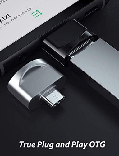 TEK STYZ USB C Ženka USB muškog adaptera kompatibilan sa Sony Xperia XZ3 za OTG sa punjačem tipa.