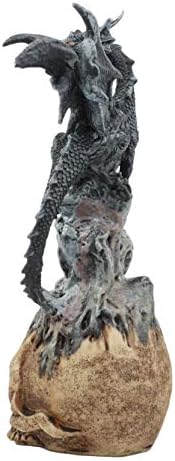 EBROS poklon Azureon Crni zmaj Smještaj na ember kvarcnom voskom Rock Tower Alien lobanje figurice Početna