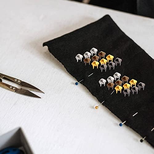Wiamee 120pcs metalni kandžinski stup za zakovice mini nailhead Punk Rivets kvadratni piramidni