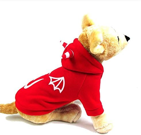 Jieya Mali pas hoodie kućnog ljubimca Demon ispisani kaput pulover za štene
