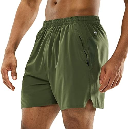 Mier muški vježbanje trčanja Lagana aktivna 5 inča kratke hlače sa džepovima, brzo suho, prozračno