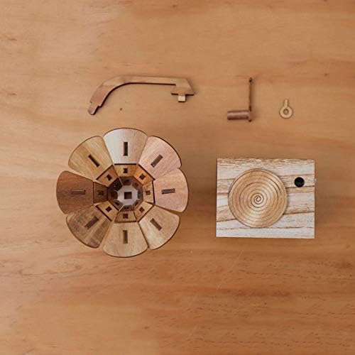 WYBFZTT-188 Wood DIY gramofon Music Box Početna Dekor figurice Djevojka Rođendan Pokloni Europska kreativna