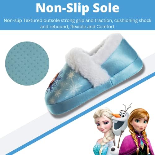 Disney Frozen 2 Elsa i Anna papuče za djevojke-plišane lagane meke Aline kućne papuče