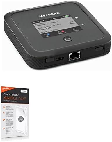 Boxwave Zaštita ekrana za Netgear Nighthawk M5 5G WiFi 6 mobilni ruter - ClearTouch Anti-Glare , koža mat filma