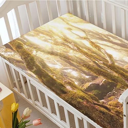 Opremljeni list za prašumu, standardni kreveti za krevetić ugrađeni kreveti za madrac posteljina