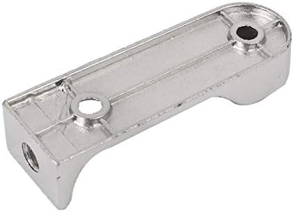 Ormar X-Dree Metal Nickel prirubnica za prirubnice nosač nosača srebrni ton 2pcs (Armario Metálico Niquelado
