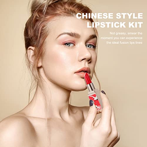 Lurose Makeup Set 6 kom Makeup Lip za vlaženje kineskih ruževa Non-stick Smooth Moisturizer Style
