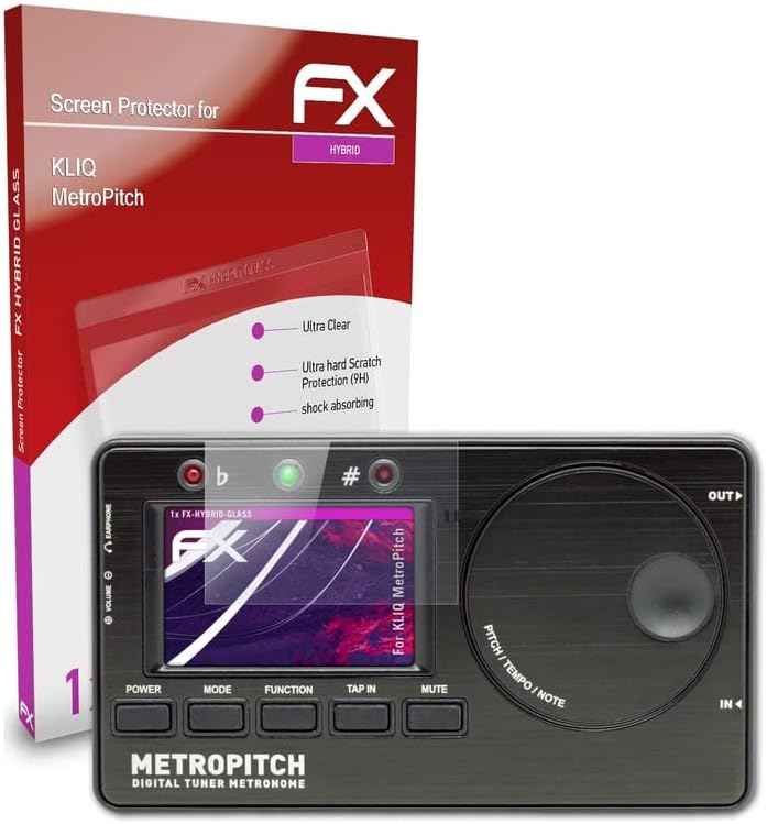 ATFolix plastični stakleni zaštitni film kompatibilan sa klipnim zaštitnim zaštitom od stakla KLIQ, 9h