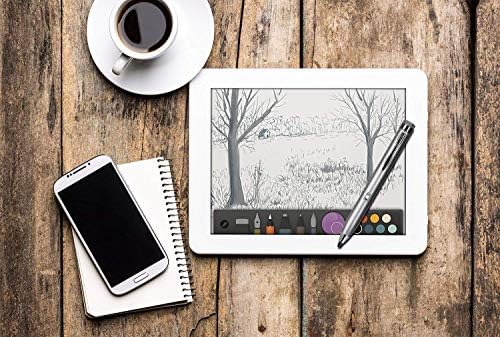 Navitech srebrni mini fine tačaka digitalna aktivna olovka za stylus kompatibilna sa Huawei