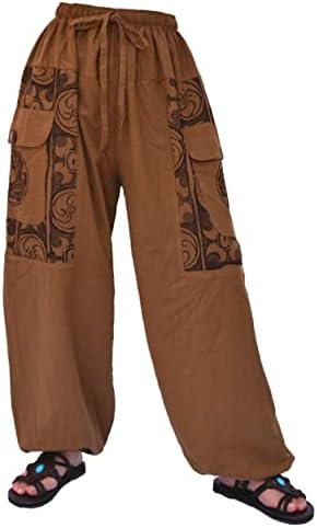 Siamrose harem hlače yoga hlače muškarci za žene casual lounge hlače 2 veliki džepovi