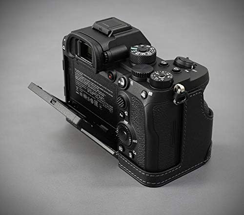 LIM je originalna Italija koža Kamera pola slučaj & lastinog repa ploča za Sony A7r4 A7riv slučaj Crna