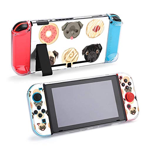 Futrola za Nintendo Switch, Mops i krofne Set od pet komada zaštitni poklopac futrola za konzole
