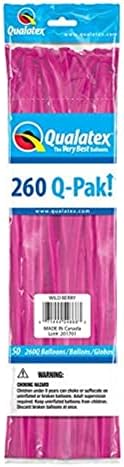 Qualatex 54668-Q Q-Pak Divlja bobica, 260q, ružičasta