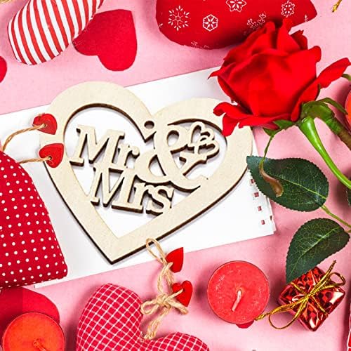 Love Love Valentinovo viseći ornament šuplje drvo čip drvena rezbarija srčana vjenčanje festival