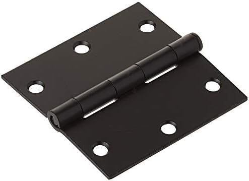 12 pakovanja - COSMAS ravna crna šarka 3,5 inča x 3,5 inča sa kvadratnim uglovima - 37625