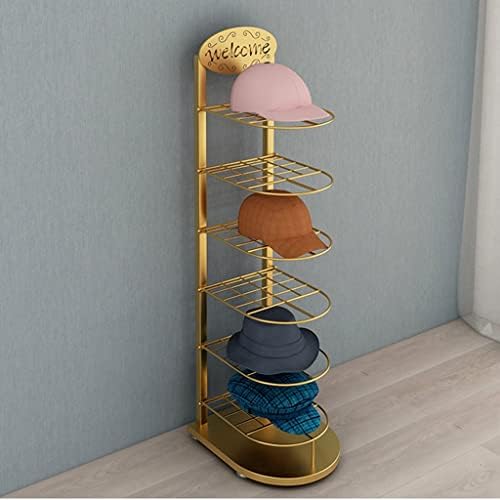FIFOR Moderan veliki Samostojeći stalak za šešire, metalna perika za maloprodaju ili stalak za šešire