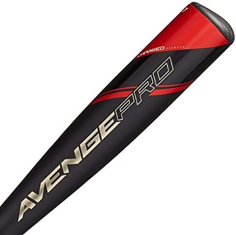 Ax Bat 2022 Avenge Pro Usabat Baseball Batball, dvodijelni kompozit, crno / crveno / zlato