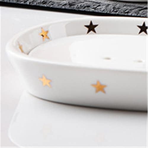Leewong Star uzorak keramički sapun, domaćinstvo lako čišćenje sapuna, kupatilo i kuhinjsko posuđe, bijelo