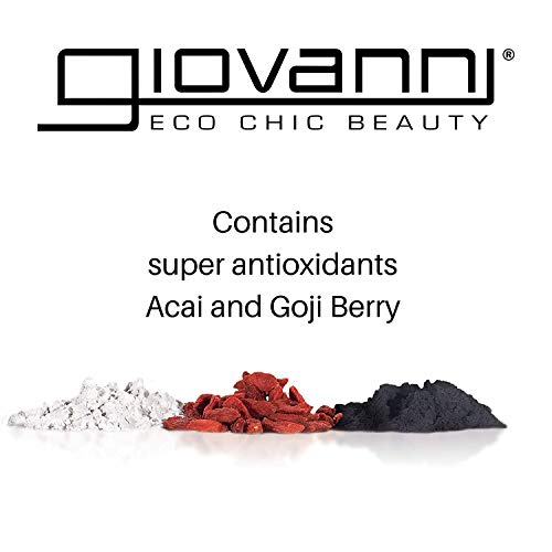 GIOVANNI D: Tox maska za čišćenje lica, 4 oz. - Super antioksidansi Acai & Goji Berry, aktivni ugalj,
