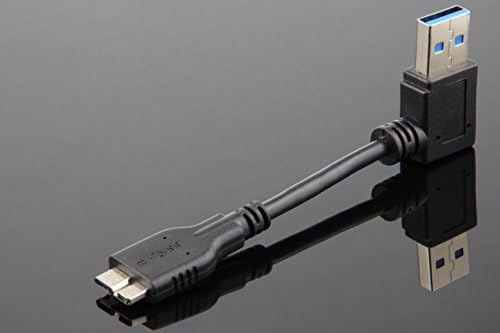 Ucec pravi ugao USB 3.0 kabel - USB muški do mikro B muški kabelski kabel tvrdog diska - 0,2 stopa