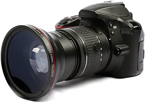 LightDow 52mm 0,43x dodatak HD objektiv visoki kvakcijski makro ugao + makro deo za Nikon D7 D500 D850