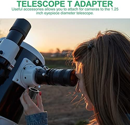 Solustre i kamera teleskop objektiv astrofotografija Pribor od nehrđajućeg čelika Insertion DSLR dodatak Primjeri