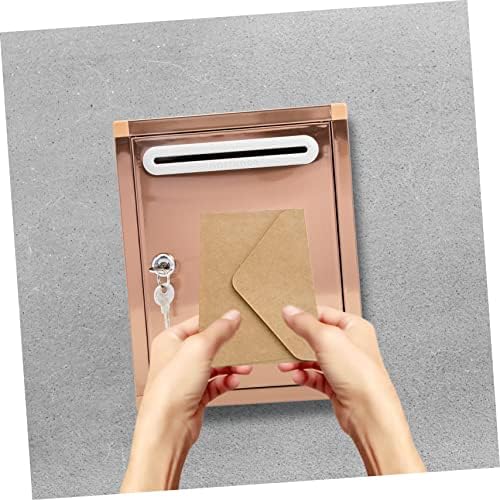 Yardwe Nehrđajući čelik Magnetska poštanska pošta Zidni poštanski sandučići Donacijska kutija sa zaključavanjem