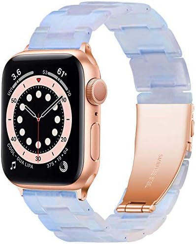 Ygtiecs Resin Apple Watch bend za žene, super lagana, komforna, komforna, kompatibilna sa Apple