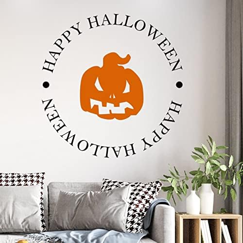 Naljepnice za Noć vještica Funny Scary Pumpkin Lantern Decor Witch Candy Welcome Halloween zidne naljepnice