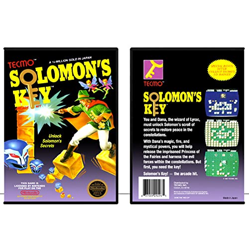 Solomans Key / Nintendo Sistem Za Zabavu - Samo Slučaj Igre - Nema Igre