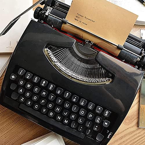 HIIGH mehanička Engleska pisaća mašina, staromodna tradicionalna prenosiva ručna pisaća mašina, za beleške