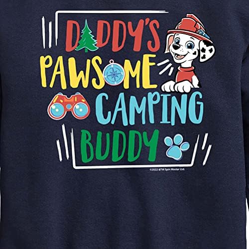 Hybridna odjeća - Paw Patrol - Tata's Pawsome Camping Buddy - Toddler i Mladi Crewneck Fleece