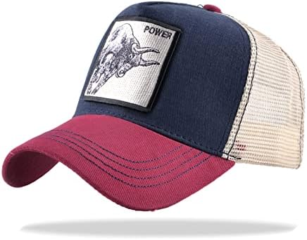 overno Farm Animal trendi kamiondžija šešir Podesiva Snapback mrežasta bejzbol kapa za muškarce & amp;