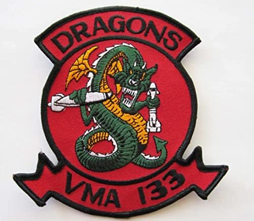 VMA-133 Dragons flaster-Plastična podloga/šivajte na 4.5