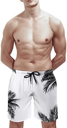 Muška ploča kratke hlače modna kupaonica odijela plaže kratke hlače s džepovima tropsko ispis