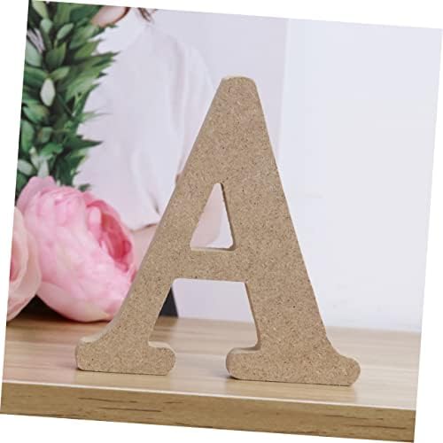 BESPORTBLE Woodsy Decor Decore drvena slova za zidnu abecedu pismo dekorativnih znakova& plakete