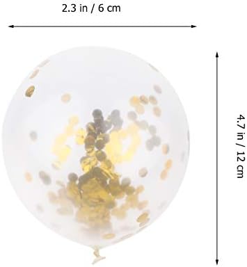 12pcs u 1 setu Zlatni broj 50 baloni od aluminijske folije konfetti baloni postavljeni rođendan tiskanje lateks