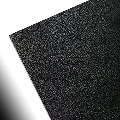 12 x24 nominalno 1/4 crno ABS Plastic teksturirano pakovanje od 2