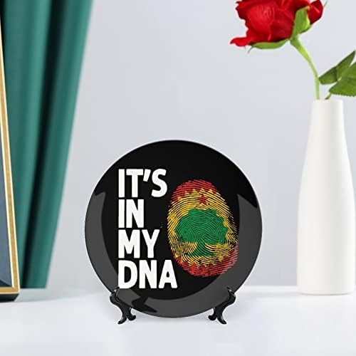 To je u mojoj DNK Oromo Oslobodilačkoj prednji zastavi Smiješne kosti Kina Dekorativna ploča okrugla keramičke