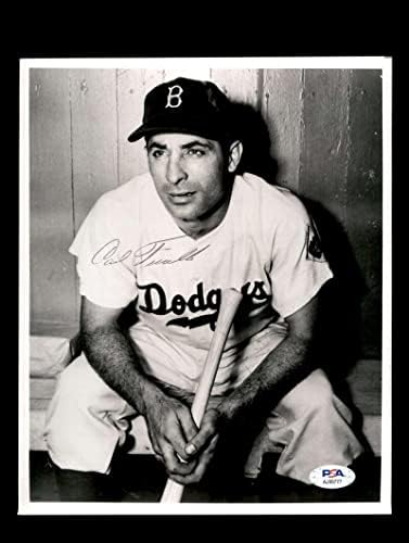Carl Furillo PSA DNK potpisao je 8x10 fotografija Brooklyn Dodgers Autograph - autogramirana MLB