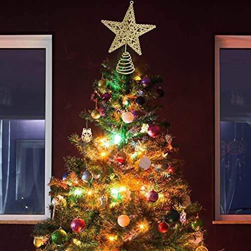 Prettyzoom Metal božićno stablo Slatko ukrašavanje star staze Desktop zvijezda Ornemans za