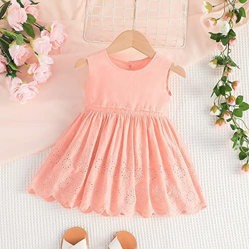 Djevojke Toddler Modna haljina od pune boje Djevojke haljina princeza tenčana haljina za djecu odjeću cvjetni